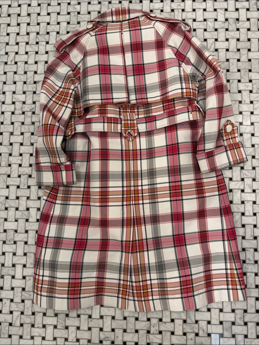 Zimmermann plaid trench coat - Picture 5 of 5